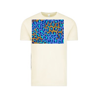 Vintage Arctic leopard background turquoise and gold 3200x2400 Vintage Tee - AdoDesignShop