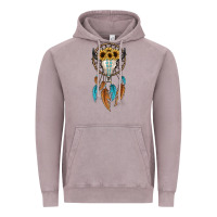 Vintage Zinc dreamer catcher bull skull Vintage Hoodie - JahusDesignShop