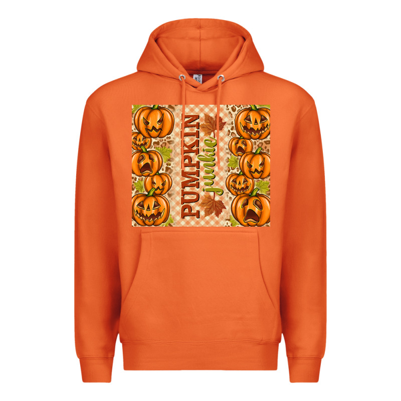 Fall Pumpkin Junkie Premium Hoodie by texasbilliewilder | Teevron