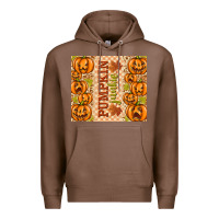 Chestnut Fall Pumpkin Junkie Premium Hoodie - texasbilliewilder