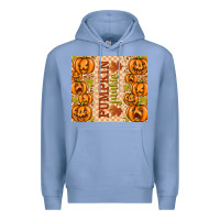 Colony Blue Fall Pumpkin Junkie Premium Hoodie - texasbilliewilder