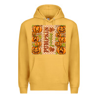 Mustard Fall Pumpkin Junkie Premium Hoodie - texasbilliewilder