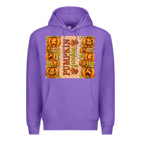 Purple Fall Pumpkin Junkie Premium Hoodie - texasbilliewilder