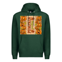 Sports Green Fall Pumpkin Junkie Premium Hoodie - texasbilliewilder