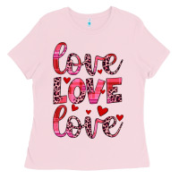 Bubblegum Pink love valentines day Ladies Tee - JahusDesignShop