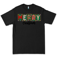 Black Merry Christmas Premium Tee - CowhideDigitalArt