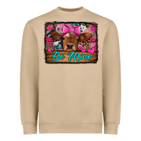 Mushroom be mine valentine's day cow Heavyweight Sweatshirt - Jasminsmagicworld