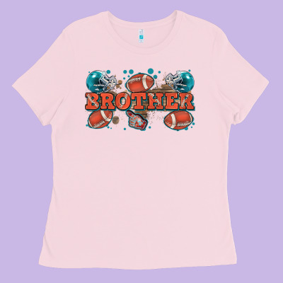 Brother American Football Ladies Tee Designed By Zillion Design Studio