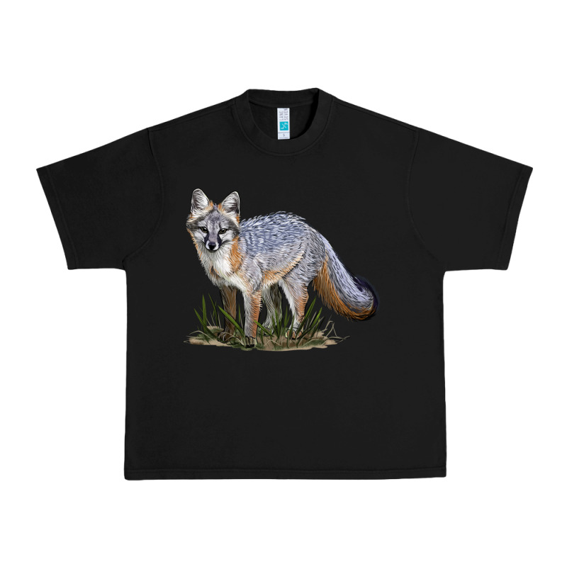Gray Fox Urban Heavy Tee by LillyAllenDesigns | Teevron