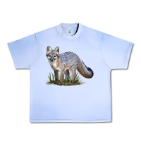 Grape Ice Gray Fox Urban Heavy Tee - LillyAllenDesigns