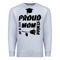 Heather Grey Proud Mom Of A 2020 Senior Premium Sweatshirt - Bettercallsaul