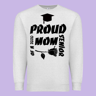 Proud Mom Of A 2020 Senior Premium Sweatshirt Designed By Bettercallsaul