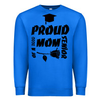 True Royal Proud Mom Of A 2020 Senior Premium Sweatshirt - Bettercallsaul