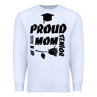 White Proud Mom Of A 2020 Senior Premium Sweatshirt - Bettercallsaul