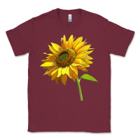 Burgundy sunflower Classic Tee - LillyAllenDesigns
