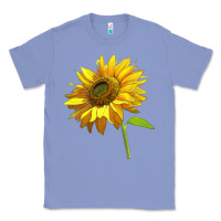 Colony Blue sunflower Classic Tee - LillyAllenDesigns