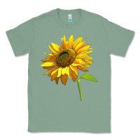 Sage sunflower Classic Tee - LillyAllenDesigns