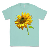 Seafoam sunflower Classic Tee - LillyAllenDesigns