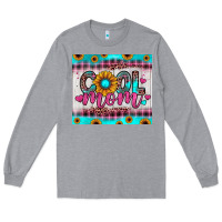 Heather Grey cool mom Long Sleeve Tee - JahusDesignShop