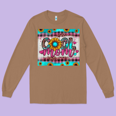 Cool Mom Long Sleeve Tee Designed By Jahusdesignshop