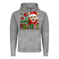Cloud Rock merry pawmas christmas corgi Vintage Hoodie - Jasminsmagicworld