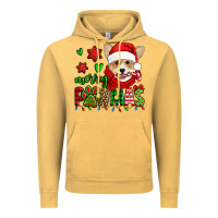 Vintage Mustard merry pawmas christmas corgi Vintage Hoodie - Jasminsmagicworld