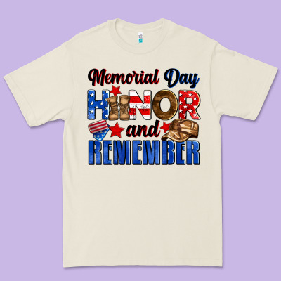 Memorial Day Honor And Remember Premium Tee Designed By Neo Western