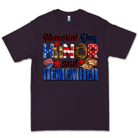 Plum Memorial day honor and remember Premium Tee - Neo Western