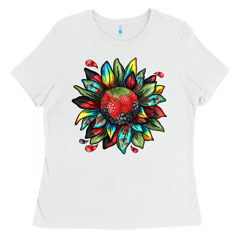 Berry Sunflower Ladies Tee by texasbilliewilder | Teevron