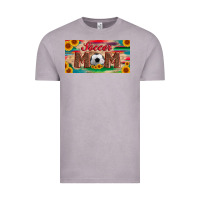 Vintage Zinc soccer mom with ball and sunflower and serape licanse plate Vintage Tee - Artiststas