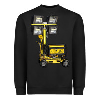 Black Towable Light Towers Heavyweight Sweatshirt - LillyAllenDesigns