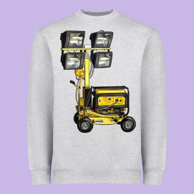 Towable Light Towers Heavyweight Sweatshirt Designed By Lillyallendesigns