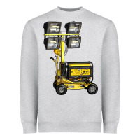 Heather Grey Towable Light Towers Heavyweight Sweatshirt - LillyAllenDesigns