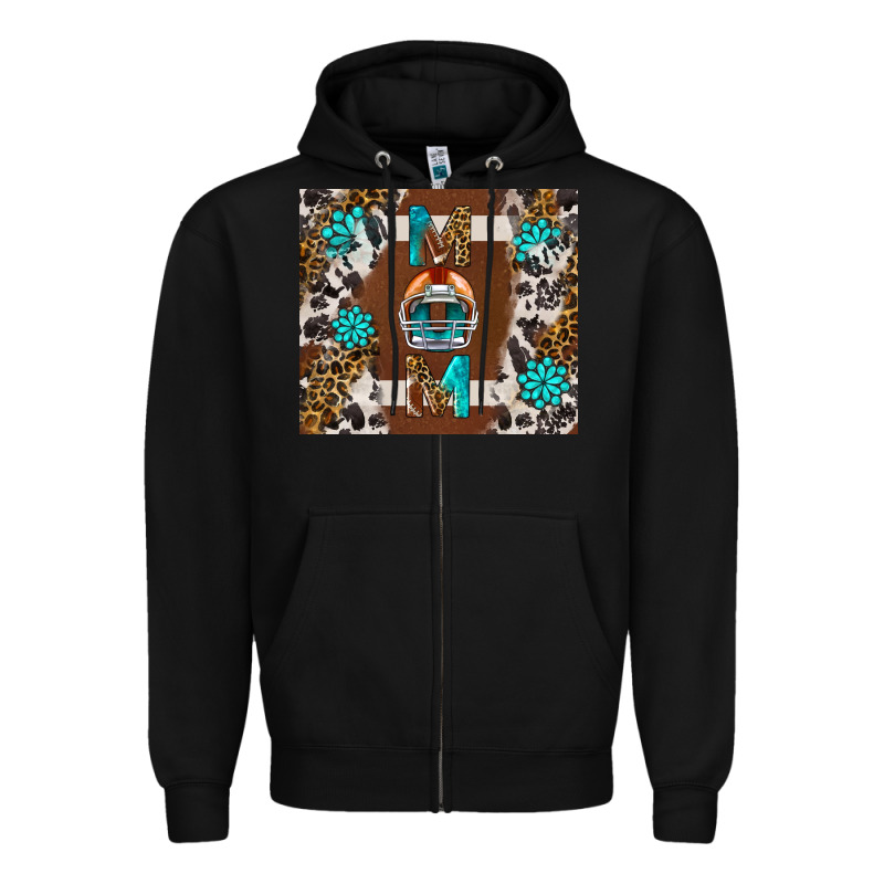 American Football Mom Tumbler Zipper Hoodie by BundleAndBundleShop | Teevron