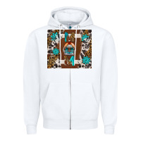 White American Football Mom Tumbler Zipper Hoodie - BundleAndBundleShop
