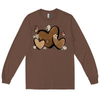 Chestnut melanin hearts Long Sleeve Tee - MaliasSmallBusiness