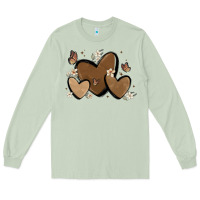 Matcha melanin hearts Long Sleeve Tee - MaliasSmallBusiness