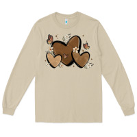 Mushroom melanin hearts Long Sleeve Tee - MaliasSmallBusiness