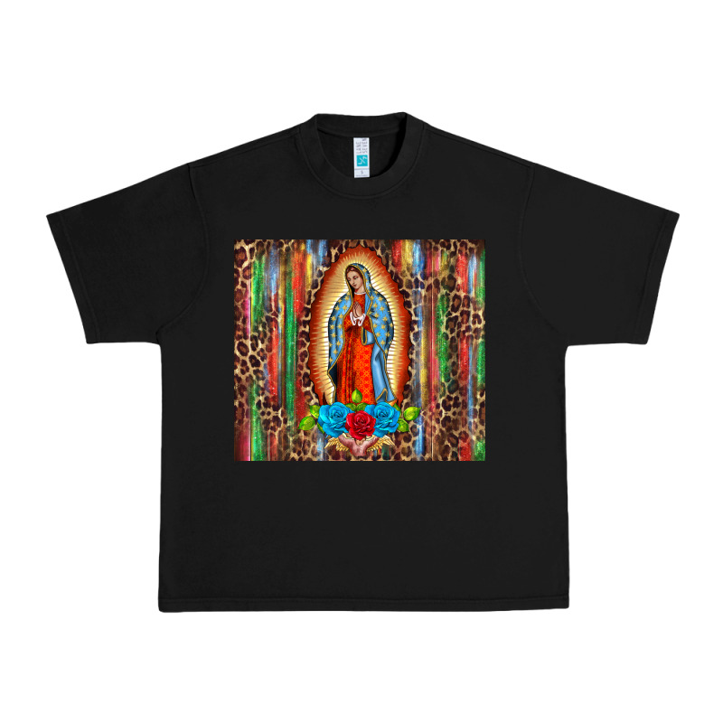 Our Lady Of Guadalupe Serape Urban Heavy Tee by BarkalooDesign | Teevron