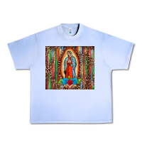 Grape Ice our lady of Guadalupe serape Urban Heavy Tee - BarkalooDesign