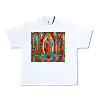 White our lady of Guadalupe serape Urban Heavy Tee - BarkalooDesign