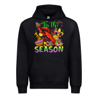 Black tis the season mardi gras olivia Urban Hoodie - OliviaCreatesArt