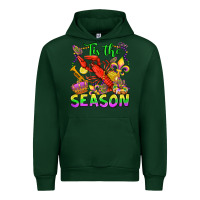 Forest Green tis the season mardi gras olivia Urban Hoodie - OliviaCreatesArt