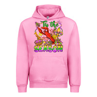 Fuchsia Pink tis the season mardi gras olivia Urban Hoodie - OliviaCreatesArt