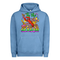 Pigment Pebble Blue tis the season mardi gras olivia Urban Hoodie - OliviaCreatesArt