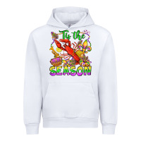 White tis the season mardi gras olivia Urban Hoodie - OliviaCreatesArt