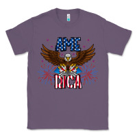 Lavender America eagle Classic Tee - CowhideDigitalArt