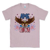 Lilac America eagle Classic Tee - CowhideDigitalArt