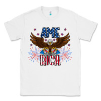 White America eagle Classic Tee - CowhideDigitalArt