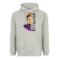 Moon Dust RBG Ruth Bader Ginsburg Women Belong In All Places Heavyweight Hoodie - Bettercallsaul